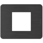 BTICINO - BTIJA4802EN MATIXGO - PLACCA 2P BLACK NICKEL