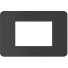 BTICINO - BTIJA4803EN MATIXGO - PLACCA 3P BLACK NICKEL