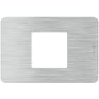 BTICINO - BTIJA4819EA MATIXGO - PLACCA 2P CENT. ALUMINUM