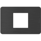 BTICINO - BTIJA4819EN MATIXGO - PLACCA 2P CENT. BLACK NICKEL