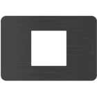 BTICINO - BTIJA4819EN MATIXGO - PLACCA 2P CENT. BLACK NICKEL