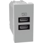BTICINO - BTIJG4191CC MATIXGO - CARICATORE USB CC 1M GRIGIO