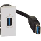 BTICINO - BTIJW4285P MATIXGO - CONNETTORE USB A PRECONN BIANC