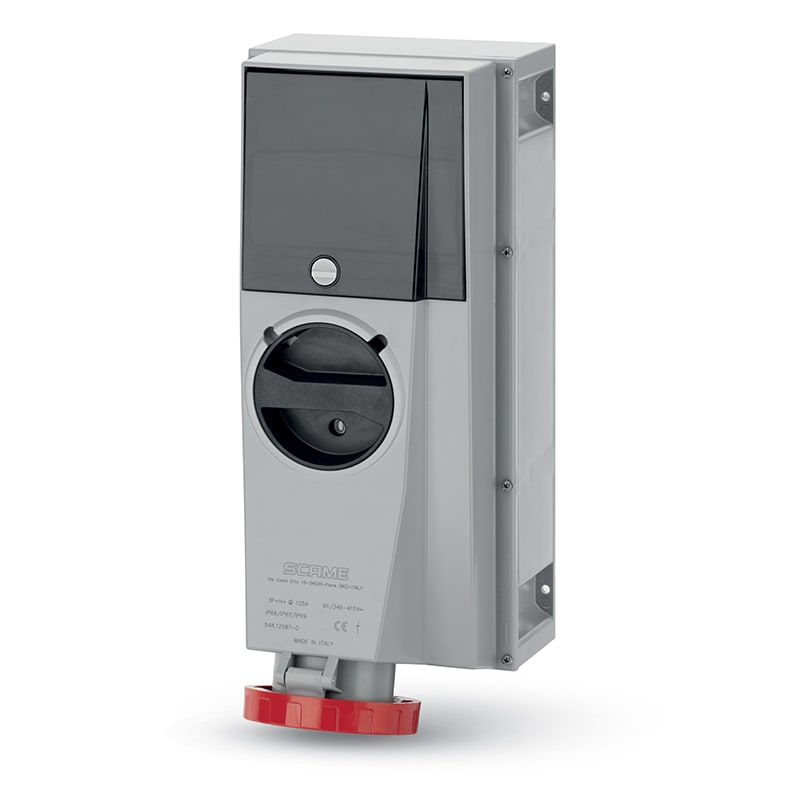 SCAME PARRE SPA - SCA548.12583-D PRESA INTERBL. DIN 2P+T IP67 125A 6H