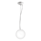 ROSSINI - RSS5488-20-B SOSPENSIONE BIANCA/VETRO SATINATO E27 IP