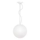 ROSSINI - RSS5488-30-B SOSPENSIONE BIANCA/VETRO SATINATO E27 IP