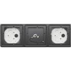 GIRA - GIR5503902 SCATOLA SOPRA INT. 3X SYSTEM 106 BNC TRA