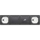 GIRA - GIR5504902 SCATOLA SI 4 MOD. SYSTEM 106 BNC TRAFFIC