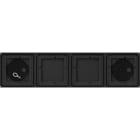 GIRA - GGI5504910 SCATOLA SI 4 MOD. SYSTEM 106 ANTRACITE