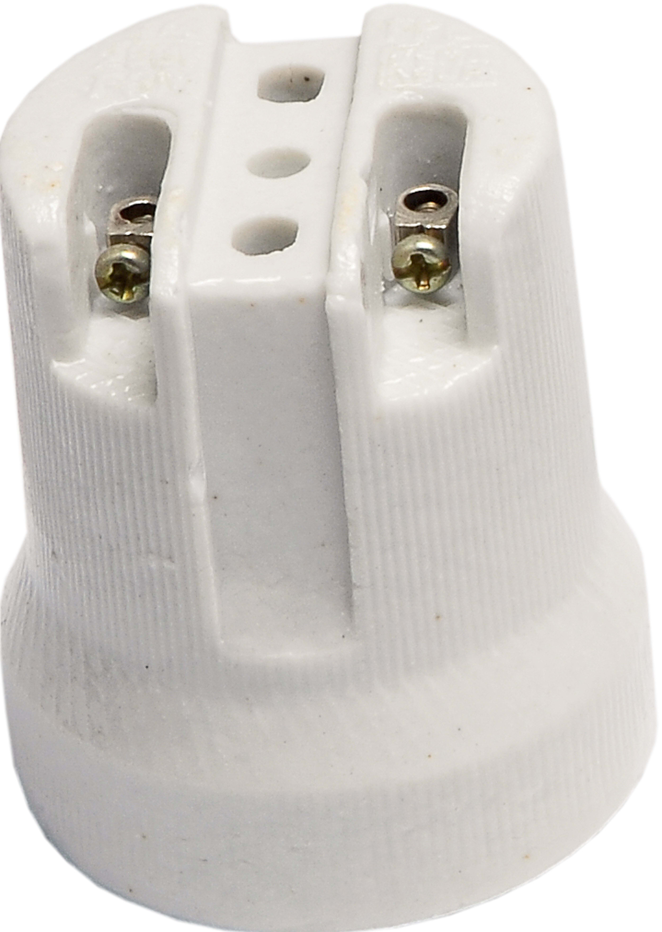 LE PROLUNGHE SAS - PRG550 PORTALAMPADA E27 PORCELLANA