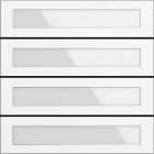 GIRA - GIR5534902 Ruftastenmodul 4f System 106 Verkehrswei