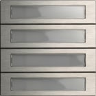 GIRA - GIR5534914 Ruftastenmodul 4f System 106 Edelstahl V