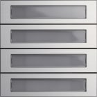 GIRA - GIR5534926 Ruftastenmodul 4f System 106 Aluminium