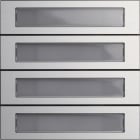 GIRA - GIR5534926 Ruftastenmodul 4f System 106 Aluminium