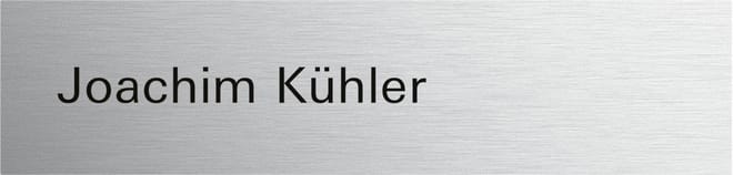 GIRA - GIR5549926 Ruftaste beschr. System 106 Aluminium