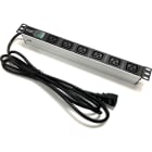 EXCEL - EXL555-246 Excel Horizontal PDU 8xC19 Passive 16A C