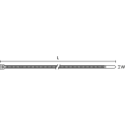 HELLERMANNTYTON Srl - HEE117-08070 Fascetta 210x4.7 HS-nero T80R