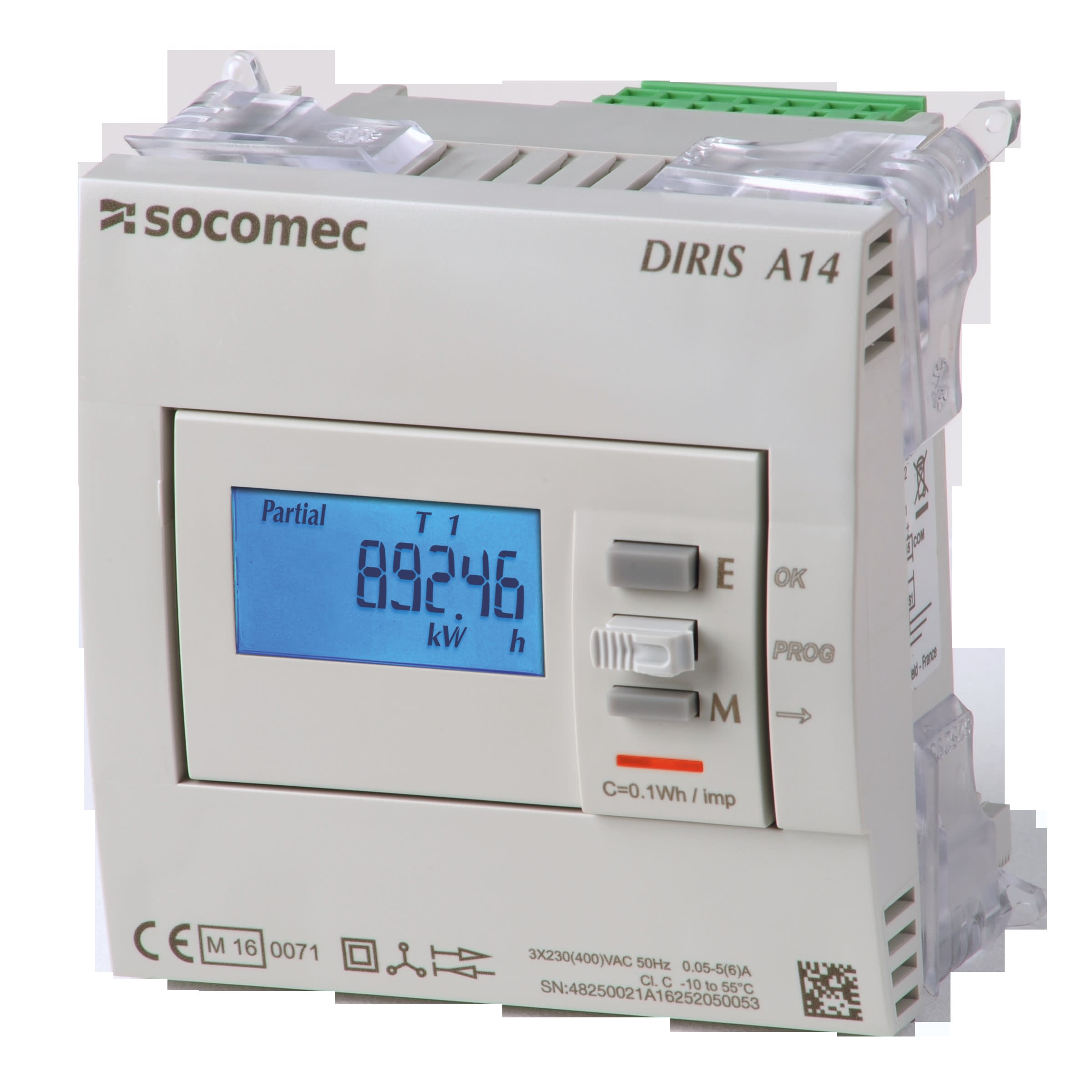 SOCOMEC - SOC48250021 DIRIS A14 - 96*96 - RS485 + MID