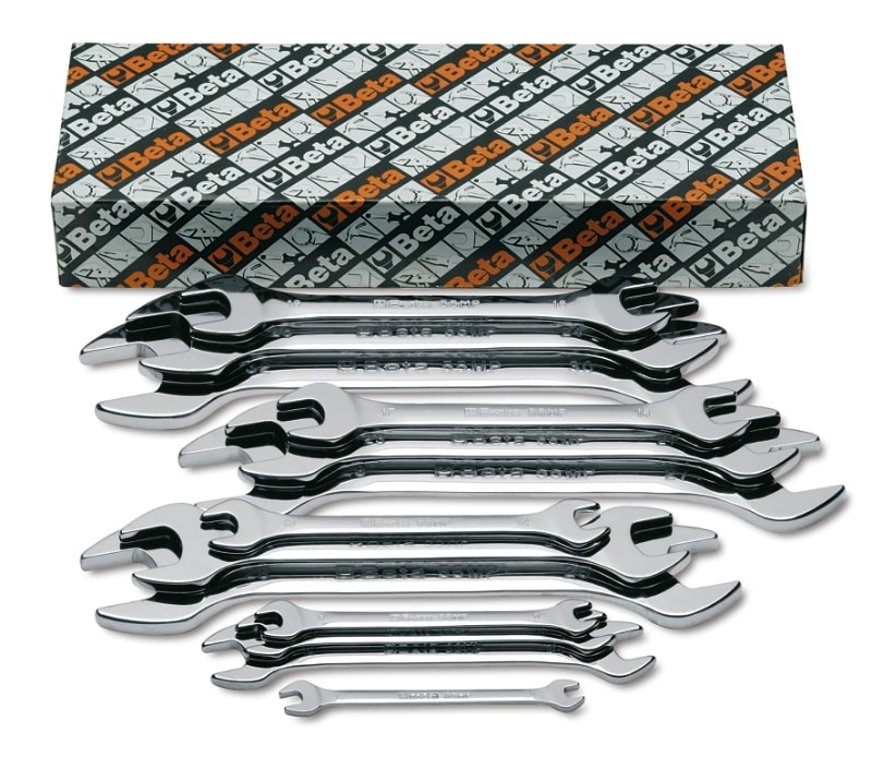 BM SPA - BMM000550650 Serie di 8 chiavi a forchetta doppie