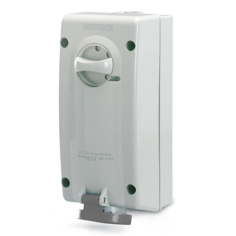 SCAME PARRE SPA - SCA560.16834 PRESA ADVANCE 2 2P+T 16A 3H IP44 S/FUS