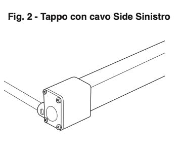 SICOM - SOL5609246-SIDE SX SICOMTAPE NEON TOP IP67 TAPPO+CAVO SIDE