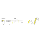 SICOM - SOL561010TOP4067 SICOMTAPE NEON 10X10 TOP 10W 4000K IP67