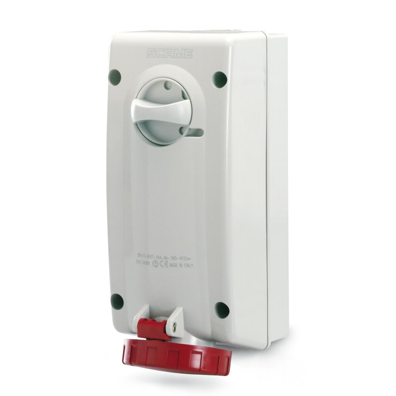 SCAME PARRE SPA - SCA561.1687 PRESA ADVANCE 2 3P+N+T 16A 6H IP67 S/F.