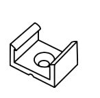 SICOM - SOL561AC1030 SIRIOTAPE 230V CLIP DI FISSAGGIO