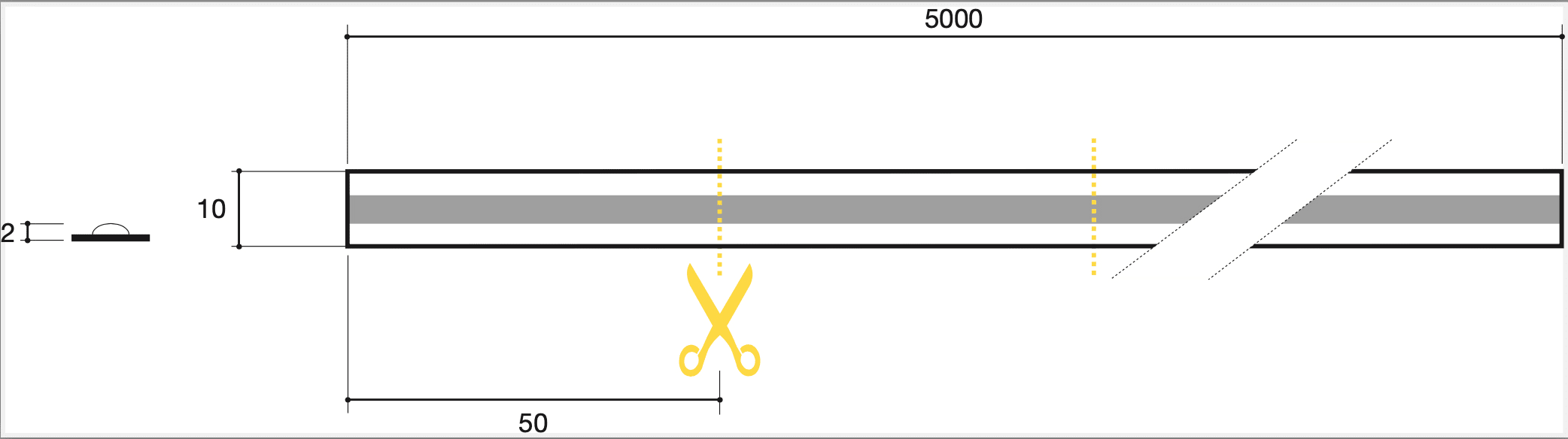 SICOM - SOL561COB1593020 SICOMTAPE COB 15W 930 24V