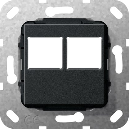 GIRA - GGI562910 MJ 2X PRESA LEXCOM COPERTURA NERO