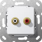 GIRA - GGI563103 C-Audio Kpl. Einsatz Reinweiss