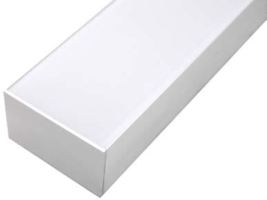 ELCOM SRL - EOW5634-O01L40 KIT 5634 OPALE BIANCO L=4000MM