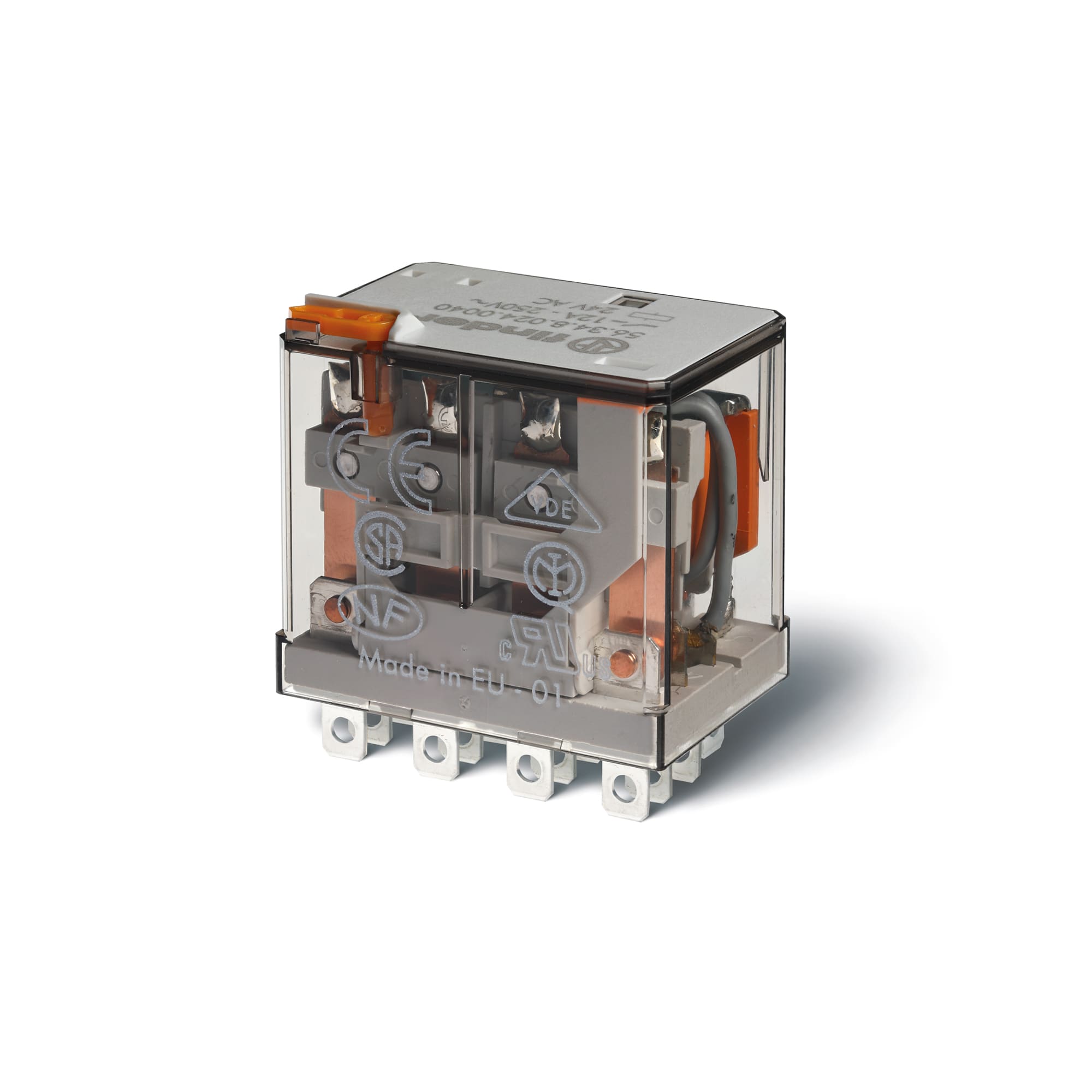FINDER SPA - FIN563491250040 RELE DI POTENZA 4 CONTATTI 12A