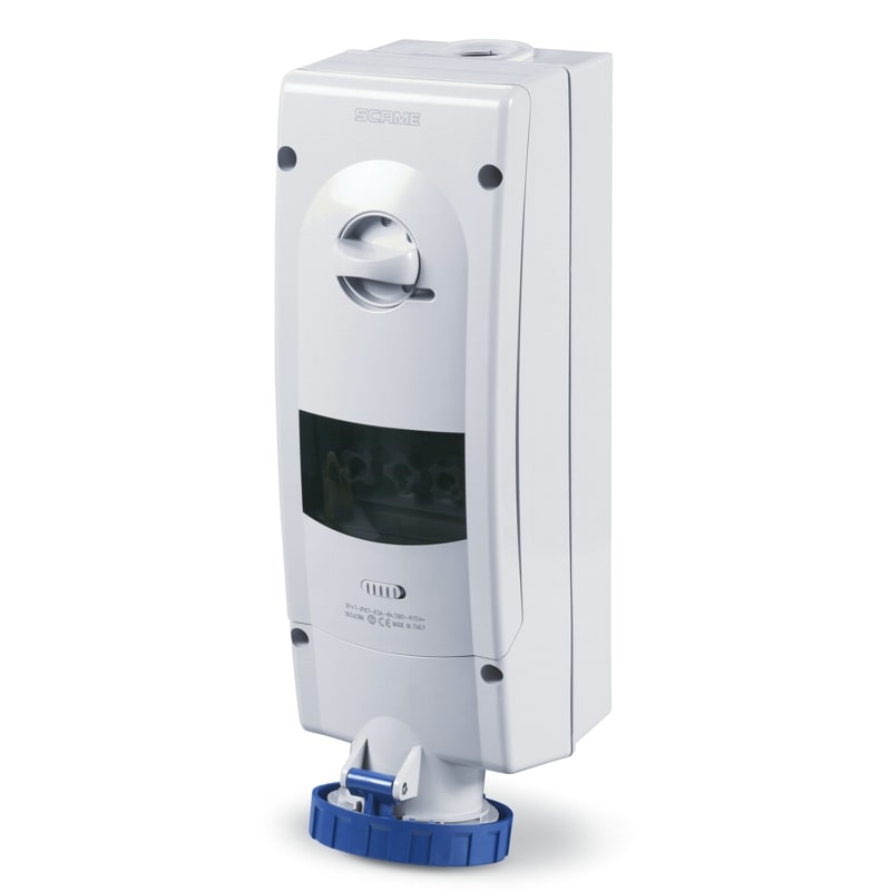 SCAME PARRE SPA - SCA563.6383 PRESA ADVANCE 2 2P+T 63A 6H IP67 C/FUS