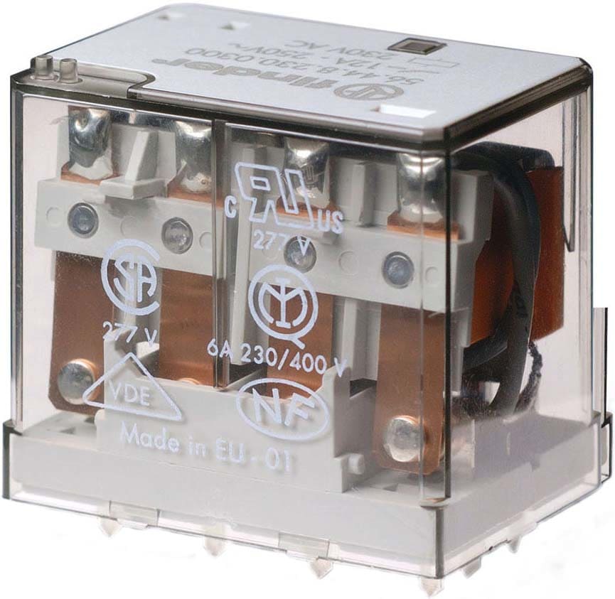 FINDER SPA - FIN564491100000 RELE DI POTENZA C.S 4 CONTATTI 12A
