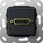 GIRA - GGI564410 DVI (24+5) GENDER CHANGER MODULO NERO O