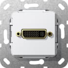 GIRA - GGI564503 DVI (24+5) K-Peitsche Einsatz Reinweiss