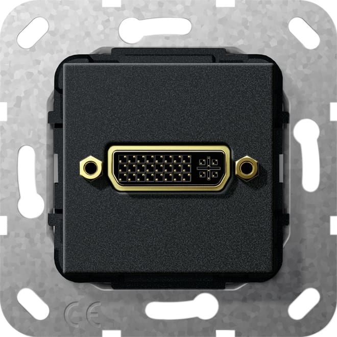 GIRA - GGI564510 DVI (24+5) K-Peitsche Einsatz Schwarz m