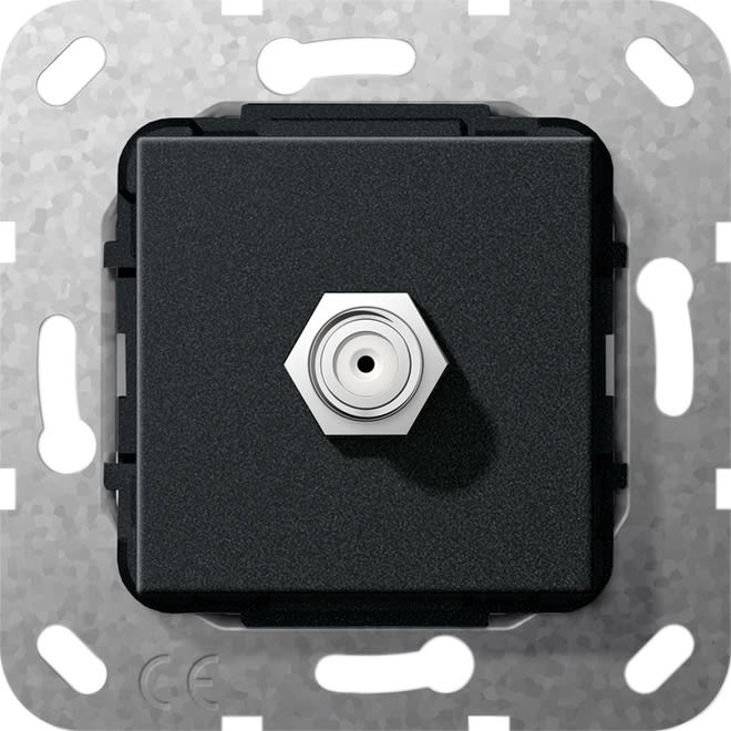 GIRA - GIR565010 SAT-F-Buchse Kpl. Einsatz Schwarz m