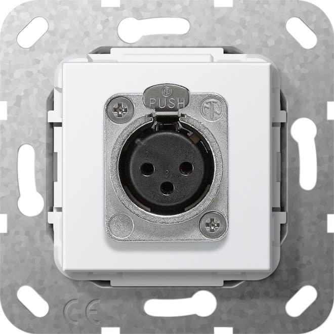 GIRA - GIR566703 PRESA XLR SERIE D MODULO BNC PURO