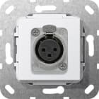 GIRA - GGI566703 XLR-Buchse D-Serie Einsatz Reinweiss