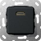 GIRA - GGI566910 HDMI Kpl. Einsatz Schwarz m