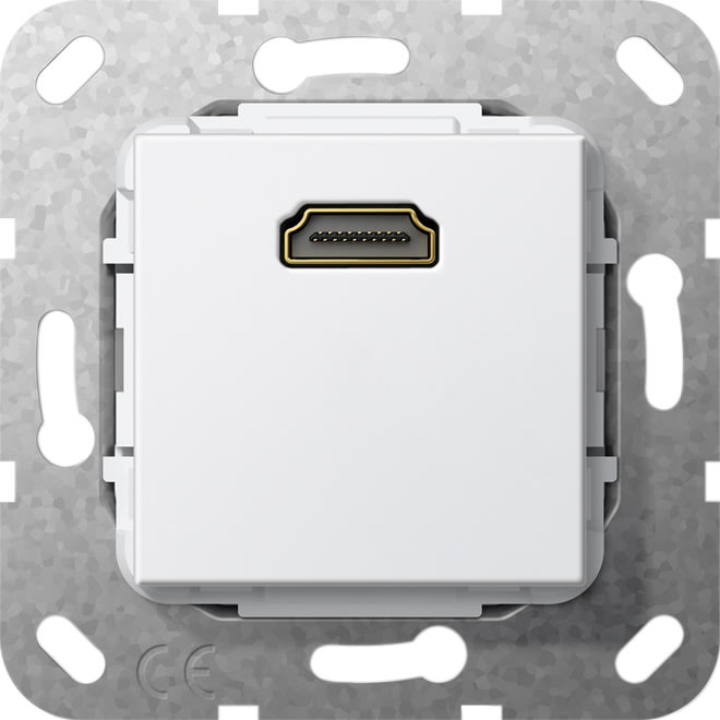 GIRA - GIR567003 HDMI K-Peitsche Einsatz Reinweiss