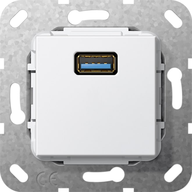 GIRA - GGI568203 USB 3.0 A Kpl. Einsatz Reinweiss