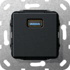 GIRA - GGI568210 USB 3.0 A Kpl. Einsatz Schwarz m