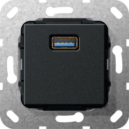 GIRA - GGI568210 USB 3.0 A GENDER CHANGER MODULO NERO O
