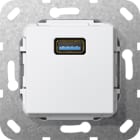 GIRA - GGI568303 USB 3.0 A K-Peitsche Einsatz Reinweiss