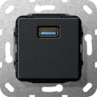GIRA - GGI568310 USB 3.0 A K-Peitsche Einsatz Schwarz m
