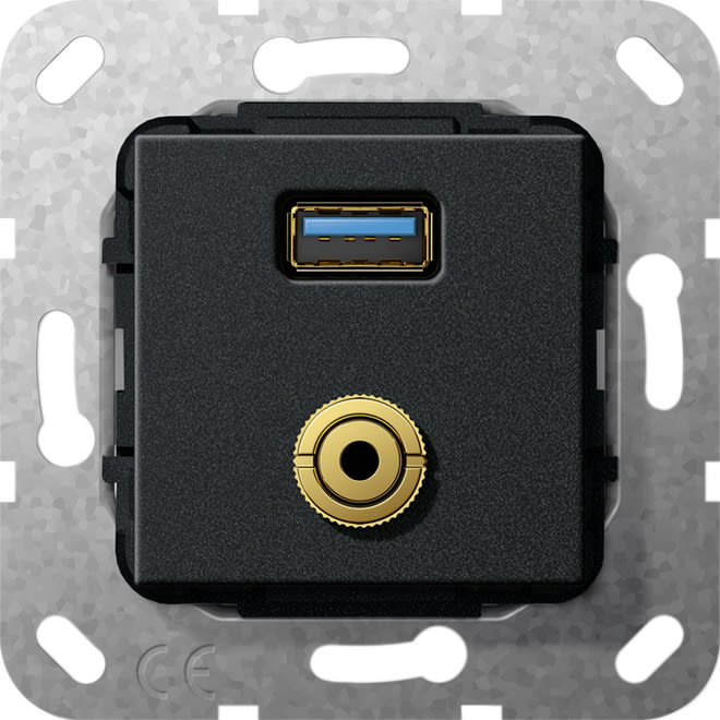 GIRA - GIR568710 USB 3.0 A, SPIN. M CAVO MULTICON. MODULO