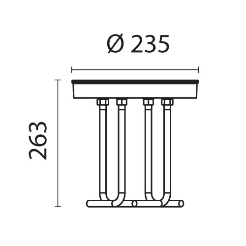 SIMES SPA - SMVS.5690 FLANGIA PER SUIT